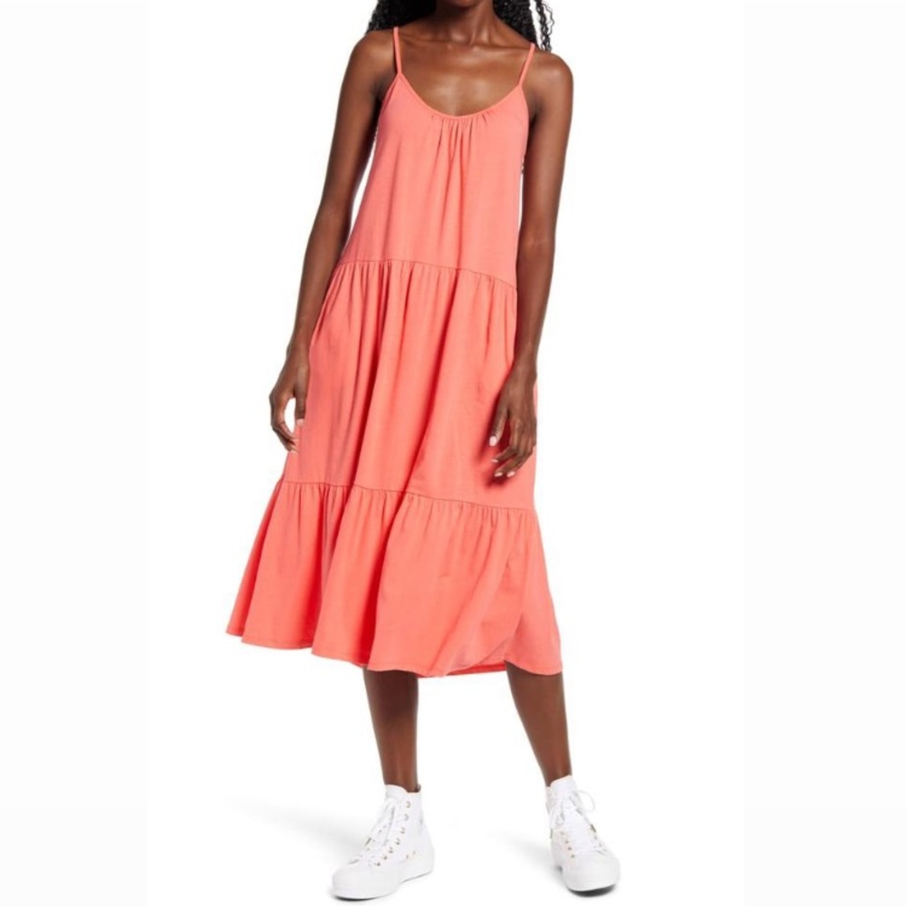 Tiered maxi dress